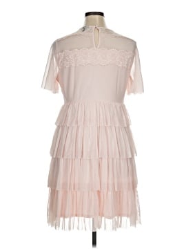 short pink dresses A Line Pink Strapless Short Prom Dresses, Strapless Short Pink Formal –  morievent