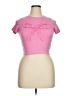 DAZY Pink Short Sleeve Top Size XL - photo 1
