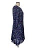 Gap 100% Rayon Print Blue Casual Dress Size 12 - photo 4
