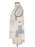 DKNY 100% Polyester Gray Sleeveless Blouse Size M - photo 5