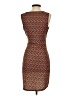 Unbranded Print Orange Cocktail Dress Size S - photo 2