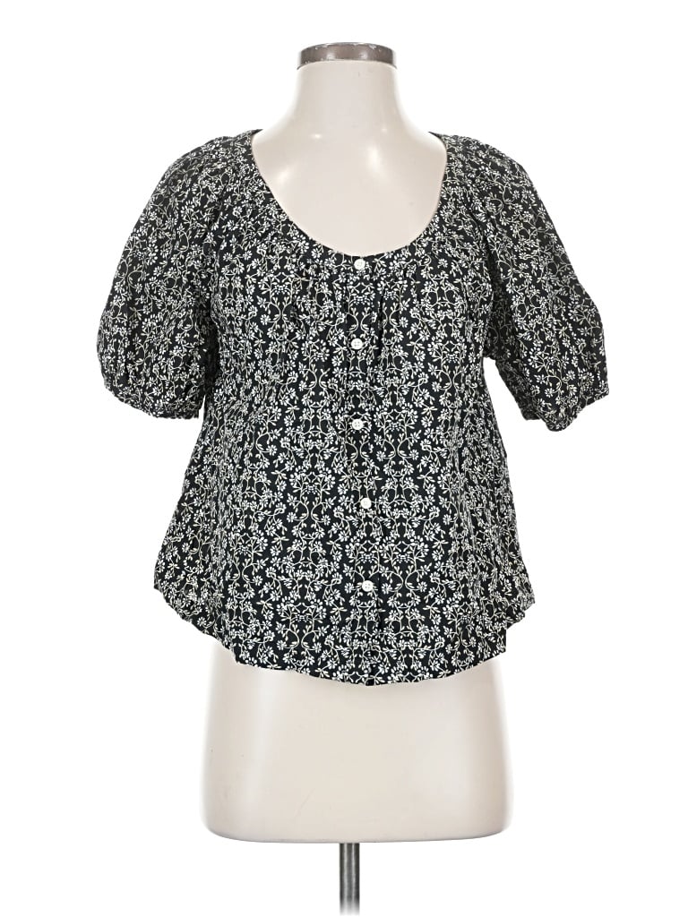 Universal Thread Short Sleeve Blouse In Multi