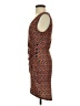 Unbranded Print Orange Cocktail Dress Size S - photo 5