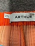 Arthur 100% Polyester Print Orange Casual Pants Size 8 - photo 6