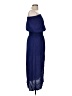 Becca 100% Rayon Blue Cocktail Dress Size M - photo 4