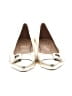 Tod's Metallic Silver Tan Flats Size EU 39 - photo 2
