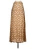 MNG Polka Dots Tan Casual Skirt Size XXS - photo 2