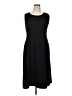DN Design Solid Black Casual Dress Size 14 - photo 1