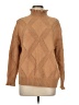 Talbots Solid Tan Turtleneck Sweater Size M - photo 1