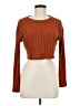 Shein Orange Long Sleeve Top Size 6 - photo 1