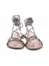 Wild Diva Gray Silver Sandals Size 7 1/2 - photo 2