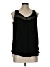 Pleione 100% Polyester Black Sleeveless Blouse Size L - photo 1