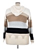 No Boundaries Color Block Tan Pullover Sweater Size 3X - photo 2
