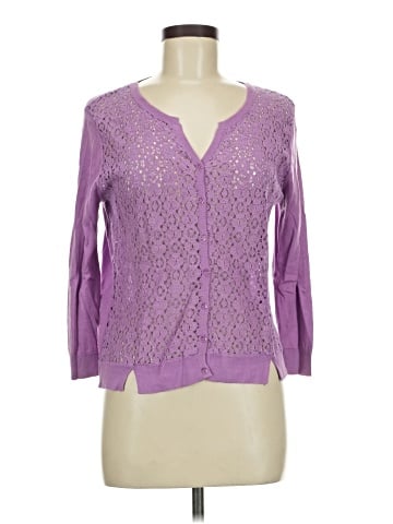 August Silk Cardigan (view 1)