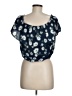 Active USA Blue Short Sleeve Blouse Size M - photo 2