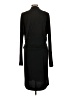 ASHRO Solid Black Casual Dress Size L - photo 2