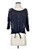 rue21 100% Rayon Blue 3/4 Sleeve Blouse Size S - photo 1