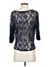 rue21 100% Rayon Blue 3/4 Sleeve Blouse Size S - photo 2