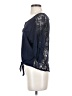 rue21 100% Rayon Blue 3/4 Sleeve Blouse Size S - photo 5