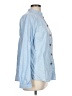 Lands' End Color Block Blue Long Sleeve Button-Down Shirt Size 12 - photo 4
