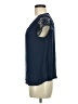 Shein 100% Polyester Blue Short Sleeve Blouse Size 6 - photo 5