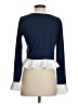 Shein Blue Long Sleeve Blouse Size 4 - photo 2