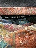 Boston Proper 100% Recycled Polyester Paisley Tan Casual Dress Size S - photo 4