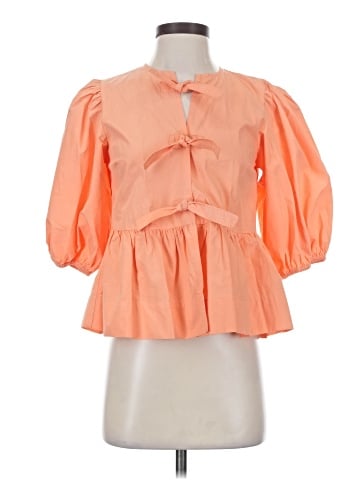 Karlie 3/4 Sleeve Blouse (view 1)