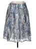 Tommy Hilfiger 100% Polyester Paisley Blue Casual Skirt Size 14 - photo 1