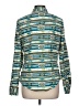 Assorted Brands Print Teal Long Sleeve Button-Down Shirt Size L - photo 2