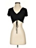 Astr Black Short Sleeve Top Size S (estimated) - photo 1
