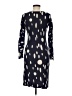 Boden 100% Wool Graphic Black Casual Dress Size 6L - photo 2