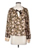 Billabong Gold Long Sleeve Blouse Size S - photo 1