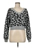 Love Tree Animal Print Gray Pullover Sweater Size M - photo 1