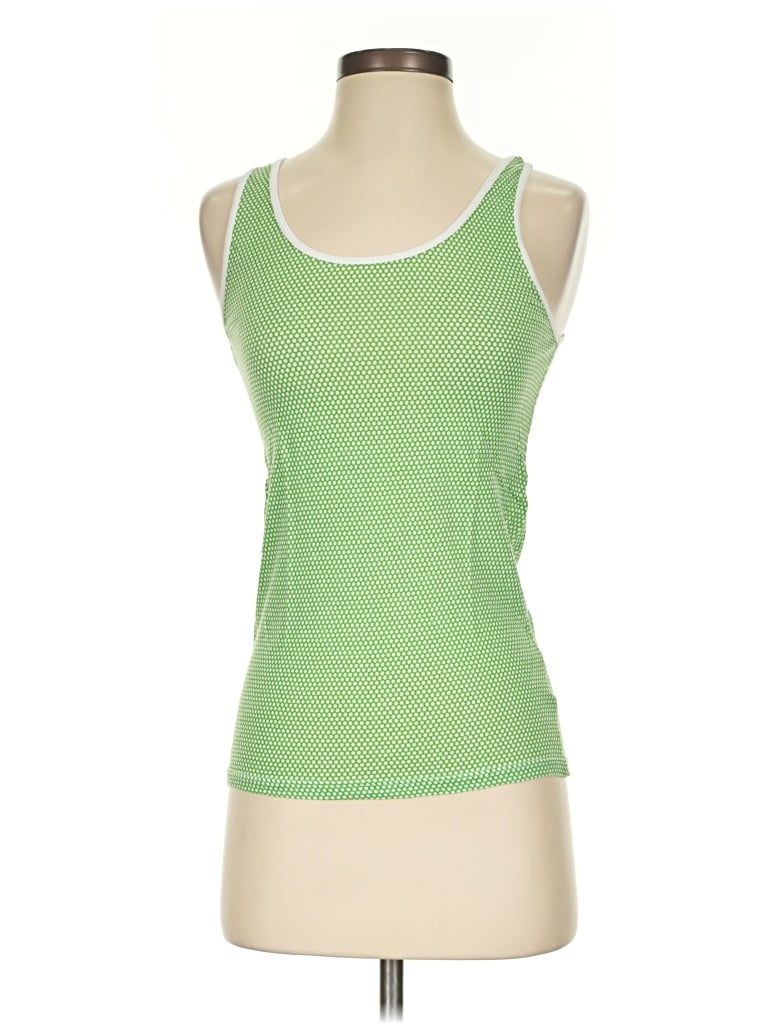 Pre-owned Porridge Tank Top Green Strapless Neckline Tops