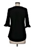Poetsky Black 3/4 Sleeve Top Size M - photo 2