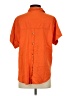 Cato Orange Short Sleeve Blouse Size S - photo 2