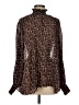 CAbi 100% Polyester Brown Long Sleeve Blouse Size M - photo 1
