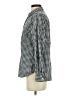 Gap Outlet 100% Cotton Checkered-gingham Black Long Sleeve Button-Down Shirt Size S - photo 5