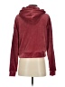 Express Burgundy Zip Up Hoodie Size S - photo 2