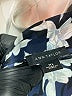 Ann Taylor 100% Polyester Floral Black Long Sleeve Blouse Size XL - photo 7