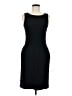 St. John Solid Black Cocktail Dress Size 6 - photo 1