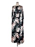 Unbranded Floral Black Casual Dress Size XXL - photo 1