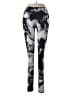 Strut This Graphic Gray Leggings Size M - photo 1
