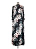 Unbranded Floral Black Casual Dress Size XXL - photo 2