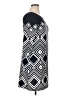 Taylor Argyle Black Casual Dress Size 14 - photo 4