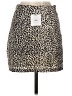 Adika 100% Polyester Animal Print Tan Casual Skirt Size XS - photo 2