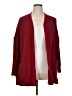 Maurices 100% Polyester Red Cardigan Size 0X - 1X - photo 1