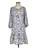 Bobeau 100% Polyester Paisley Blue Casual Dress Size S - photo 1