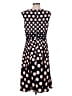 Gabby Skye Polka Dots Black Cocktail Dress Size 6 - photo 2